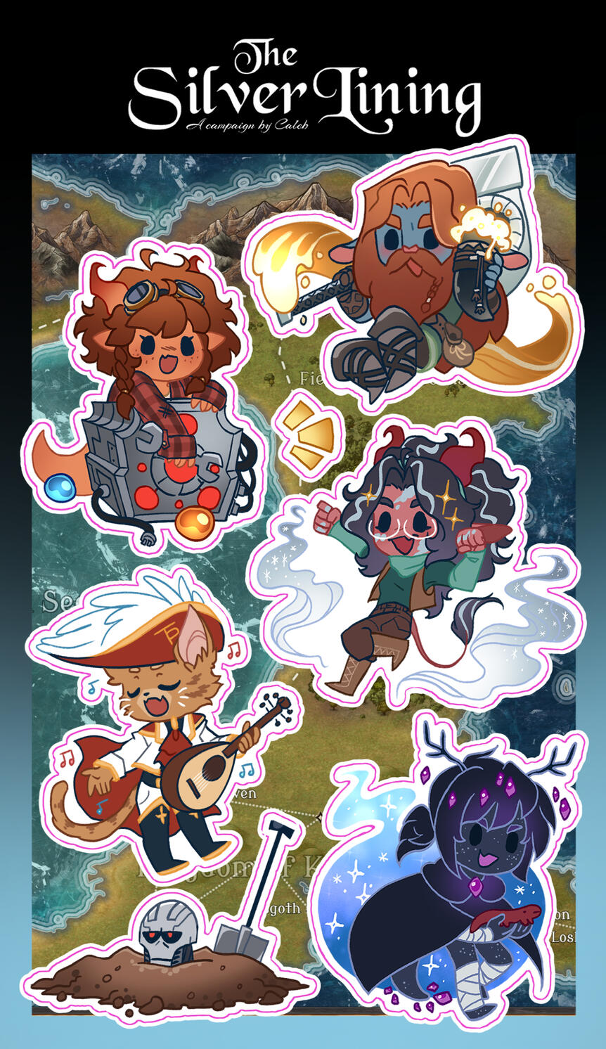 SL Campaign Stickersheet