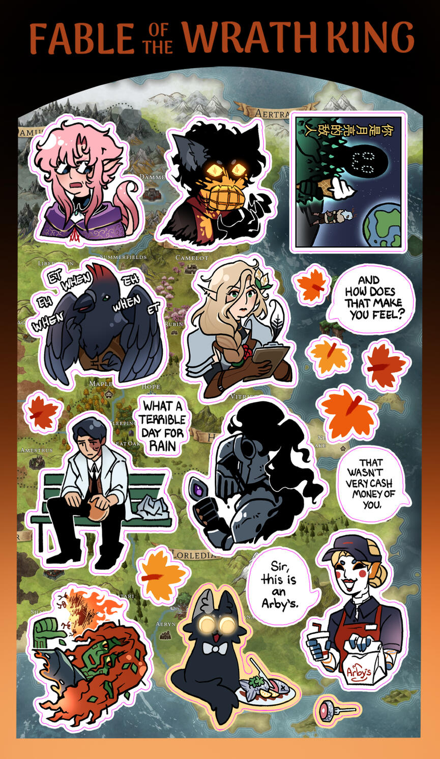 FotWK Campaign Stickersheet FotWK Campaign Stickersheet